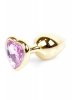 MyLove Toys - Jewellery Gold  Heart PLUG- Rose